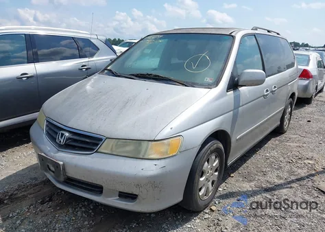 2003 Honda Odyssey Ex-L from USA, damaged, VIN 5FNRL18053B072942